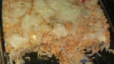 Risoto de legumes com queijo de búfala