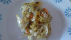 Antepasto de abobrinha italiana