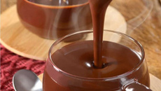 Chocolate quente com nutella