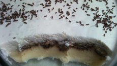 Bolo sorvete de bolacha champagne