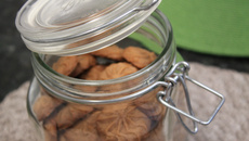 Biscoito amanteigado de chocolate