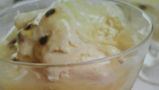 Sorvete de maracujá