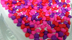 Bolo recheado de morango