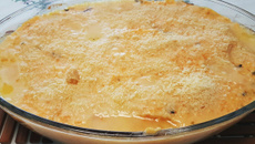 Escondidinho de peixe com abóbora