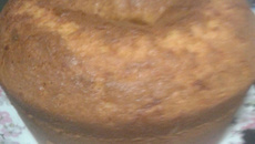 Bolo integral de abacaxi