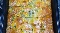 Torta salgada com atum