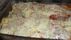 Filé de peixe assado