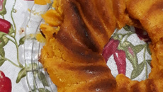 Bolo de cenoura sem ovo