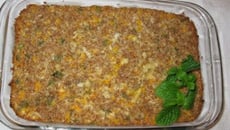 Quibe vegetariano assado