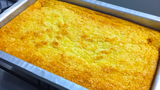 Bolo de milho natural