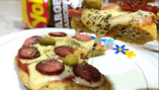 Pizzarofa de linguiça calabresa