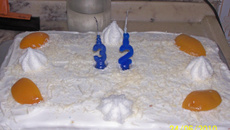 Recheio simples para bolos