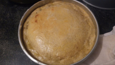 Torta de palmito e catupiry festiva