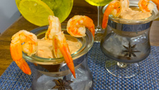 Coquetel de camarão