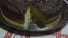 Bolo de fubá com coco