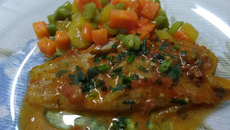 Caçarola de pescada ao forno