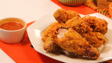 Frango empanado supercrocante