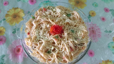 Macarrão fácil com sardinha