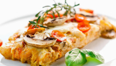 Filé de tilápia ao molho champignon