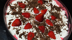 Gelato de morango do Flávio