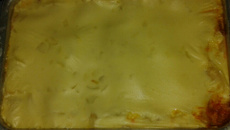 Lasanha de filé de peixe