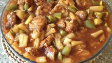 Carne de porco agridoce