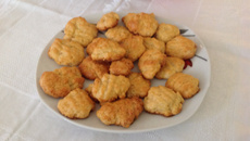 Bolacha de queijo com massa podre