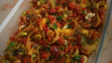 Filé de tilápia ao molho dendê