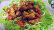 Asinha de galinha frita