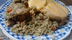 Arroz com frango (perú)