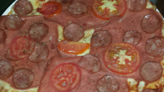 Massa de pizza de arroz