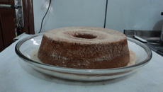 Bolo de casca de maçã