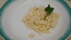 Arroz à piamontese do Junior