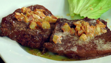 Coração do alcatra com alho