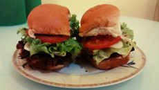 Hambúrguer vegetariano do Jasar