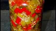Relish doce de pepino (tipo do mc donalds)