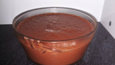 Gelatina de chocolate