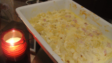 Batata gratinada da Biu