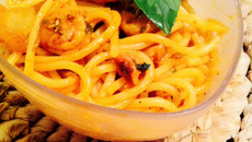 Espaguete à la frutos do mar