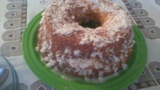 Bolo colchão de coco