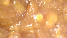 Doce de banana com canela