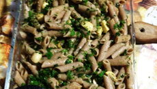 Penne integral ao champignon