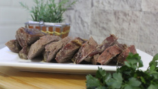 Picanha no forno com sal grosso