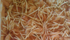 Macarronada de camarão