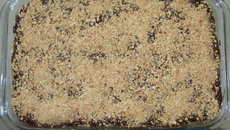 Pavê de amendoim e chocolate