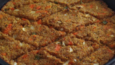 Quibe vegetariano de forno