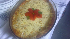 Batata gratinada de Páscoa