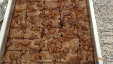 Calda de maçã com limão para bolo integral