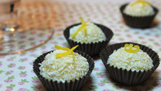 Brigadeiro de limão siciliano