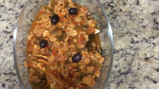 Filé de peixe com molho de camarão